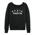 thumbnail image 1 of How To Train Your Dragon - Dragons - Women's French Terry Long Sleeve Shirt, 1 of 4
