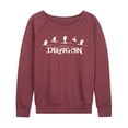 thumbnail image 1 of How To Train Your Dragon - Dragons - Women's French Terry Long Sleeve Shirt, 1 of 4