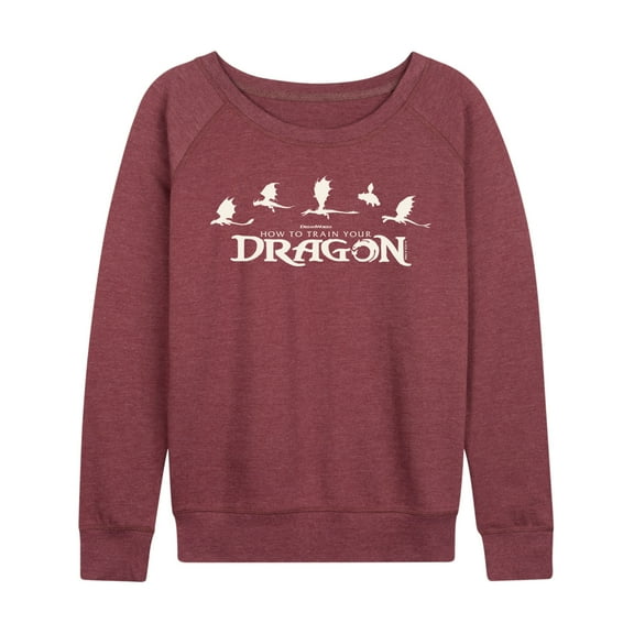 How To Train Your Dragon - Dragons - Women's French Terry Long Sleeve Shirt