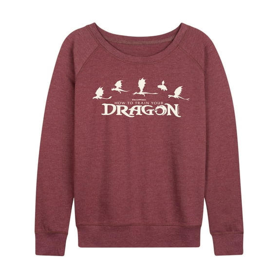 How To Train Your Dragon - Dragons - Women's French Terry Long Sleeve Shirt