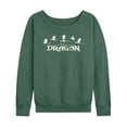 thumbnail image 1 of How To Train Your Dragon - Dragons - Women's French Terry Long Sleeve Shirt, 1 of 4
