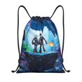 How To Train Your Dragon Drawstring Backpack Unisex Multipurpose Sport