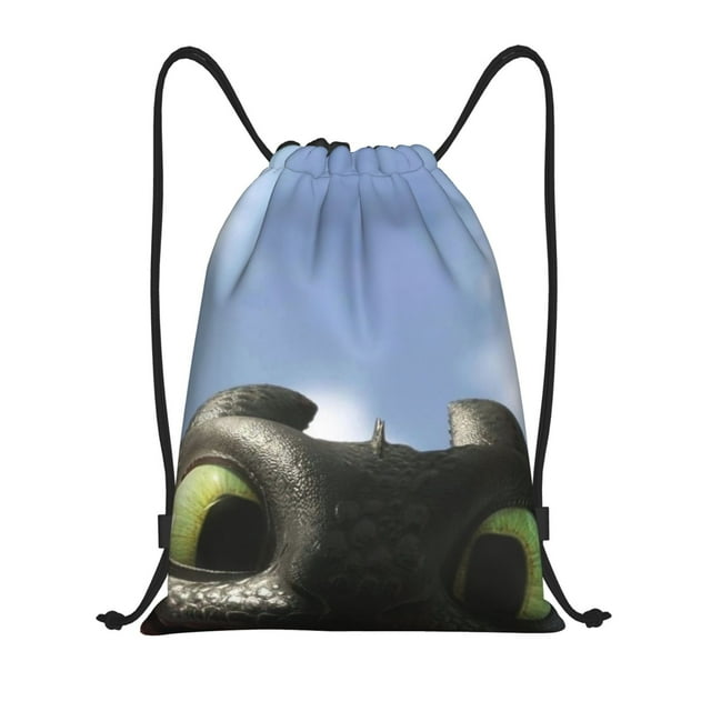 How To Train Your Dragon Drawstring Backpack Unisex Multipurpose Sport