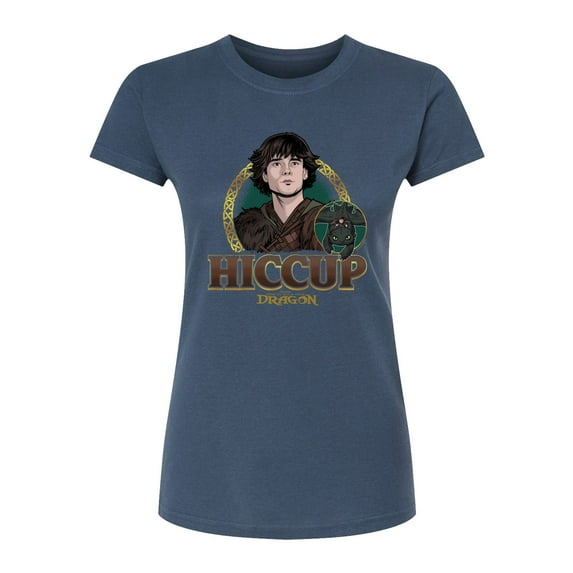 How To Train Your Dragon - Hiccup - Juniors Fitted Graphic T-Shirt