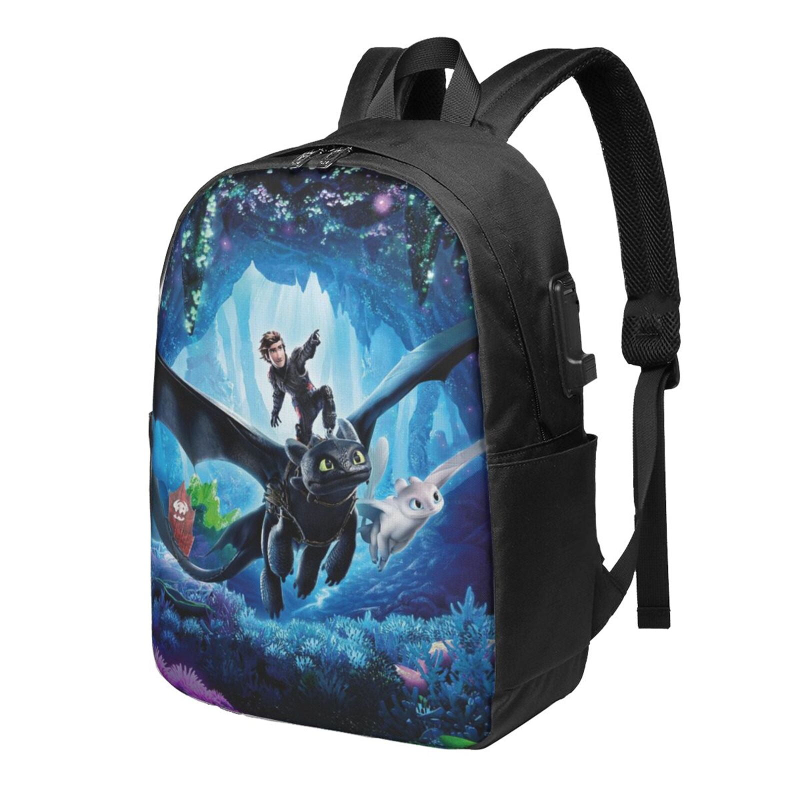 How To Train Your Dragon Laptop Backpack With Usb Charging Port Travel