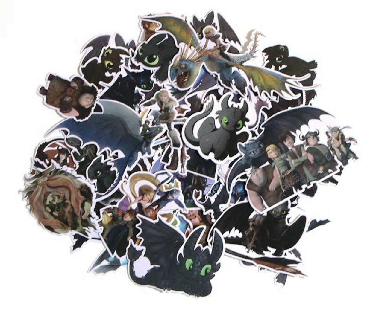 How To Train Your Dragon Set of 48 Assorted Stickers Decal Set