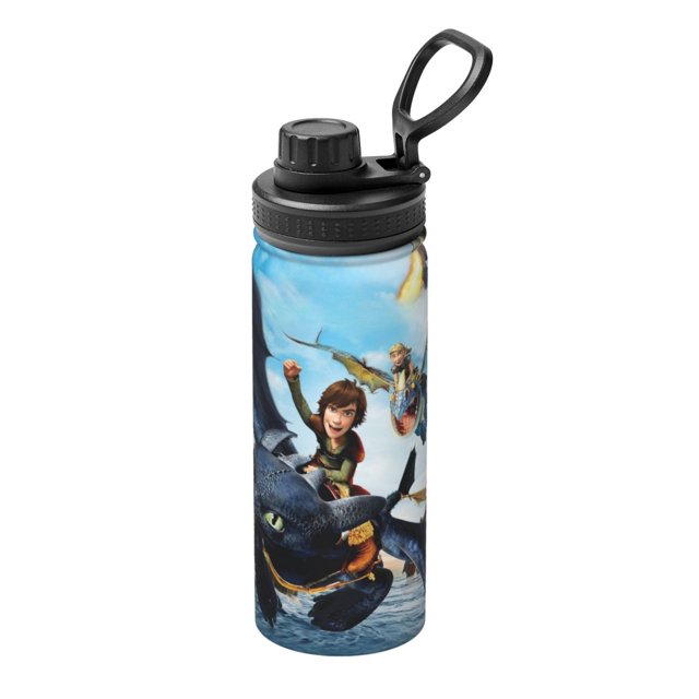 How To Train Your Dragon Toothless 18 Oz Water Bottle Insulated