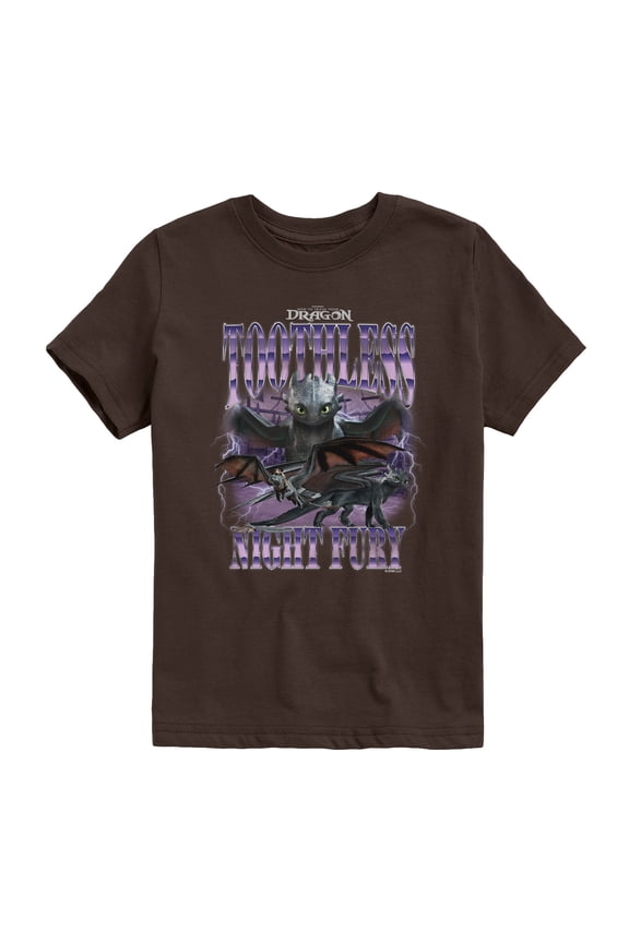 - Toothless Collage - Youth Short Sleeve Graphic T-Shirt