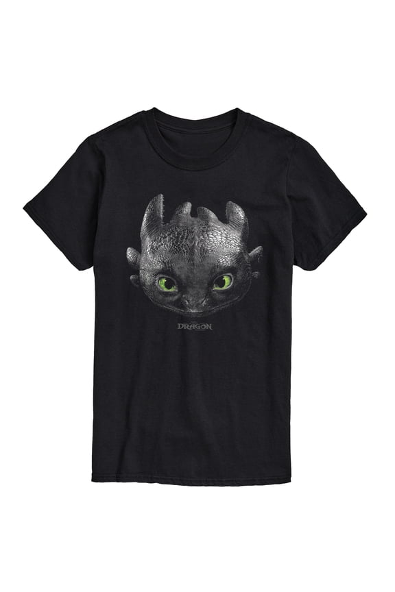 - Toothless Head Oversized - Men's Short Sleeve Graphic T-Shirt