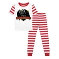 thumbnail image 1 of How To Train Your Dragon Toothless Short Sleeve Shirt & Red & White Striped Sleep Pajama Pants Set-10, 1 of 4