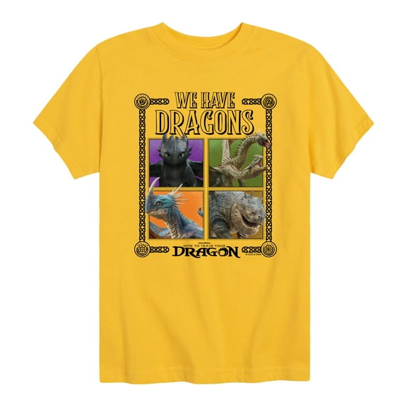 How To Train Your Dragon - We Have Dragons - Toddler And Youth Short Sleeve Tee