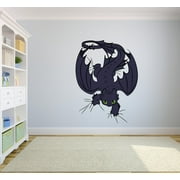 How to Train your Dragon Cartoon Character Wall Decal Vinyl Sticker Art Home Decor Sticker Vinyl Mural Baby Kids Room Bedroom Nursery Kindergarten School House Wall Design Peel and Stick 20x12 inch