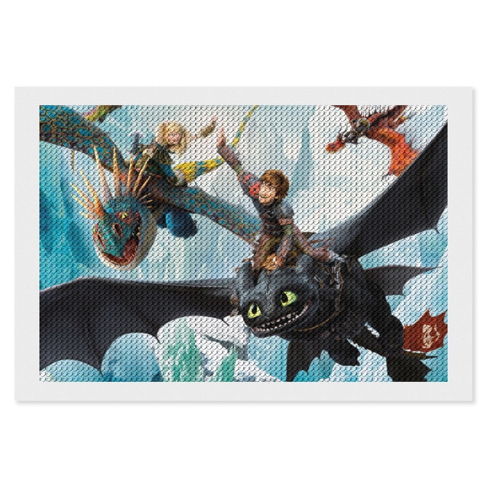 How to Train Your Dragon Diamond Art Kits for Adults Diamond Art Gem