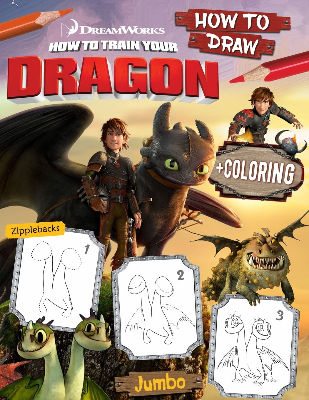 How To Train Your Dragon Coloring Pages Zippleback