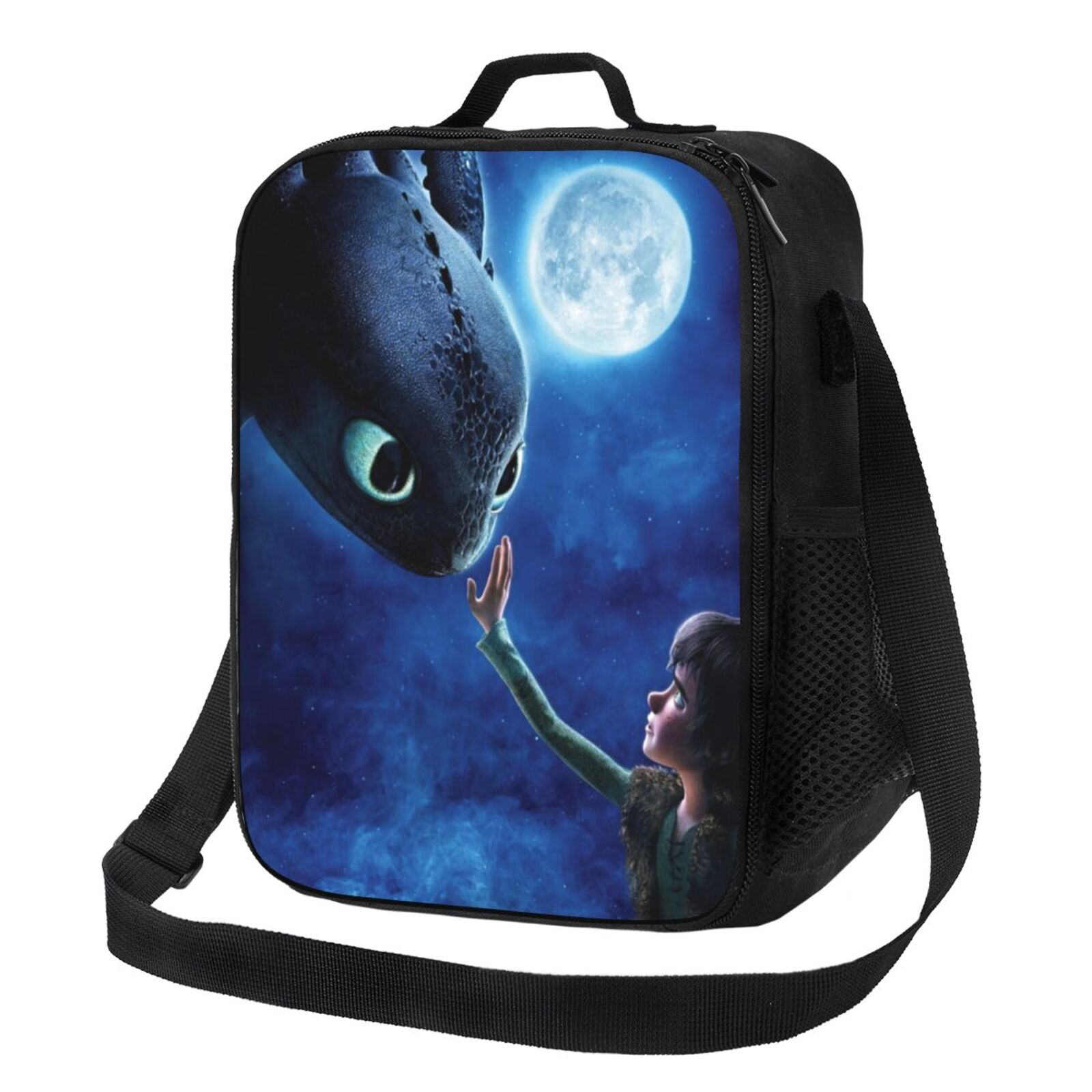 How to Train Your Dragon Hiccup Toothless Insulated Lunch Bag Portable Meal Bag Thermal Lunchbag