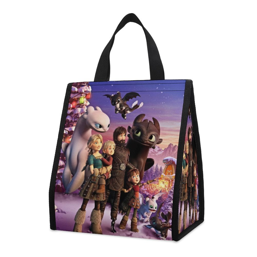 How to Train Your Dragon Lunch Bag Insulated, Lunch Box Bag, Reusable