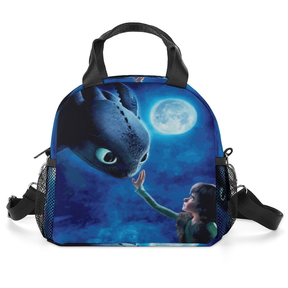 How to Train Your Dragon Lunch Bag Insulated, Lunch Box Bag, Reusable Lunch Tote Bag, Lunch Box