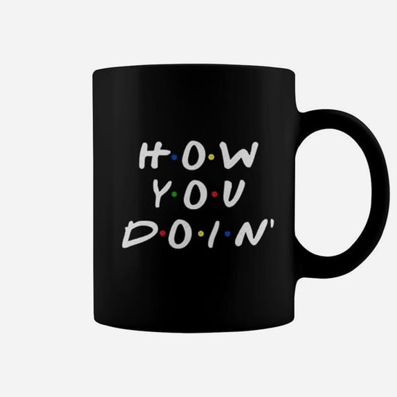 How You Doin Best Friends Funny Retro 90s Cute Coffee Mug - Walmart.com