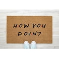 thumbnail image 1 of How You Doin'? Friends Doormat, Funny Doormat, Cute Doormat, Housewarming Gift, Non Slip Floor Mat for Home Bathroom Kitchen Entrance 16 x 24 inch, 1 of 4