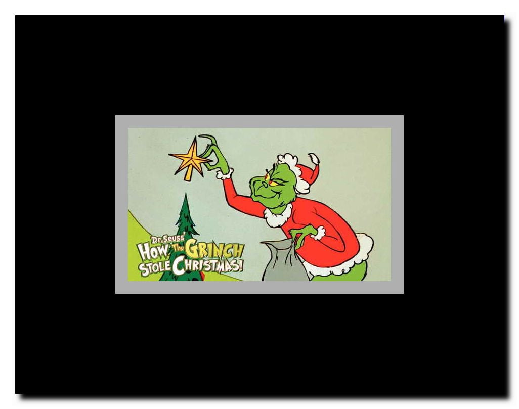 How the Grinch Stole Christmas Framed Movie Poster