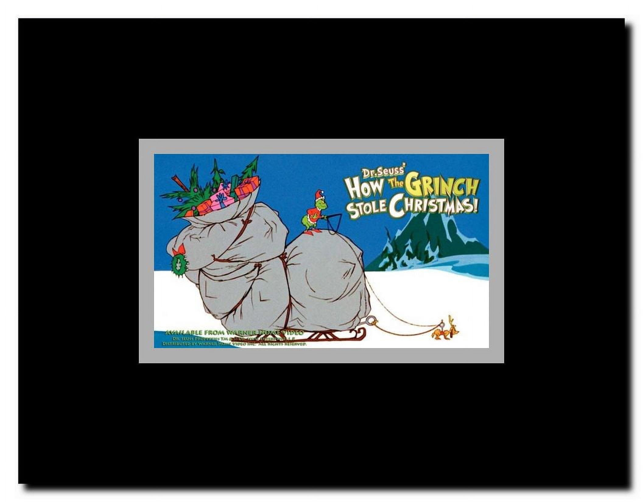 How the Grinch Stole Christmas Framed Movie Poster