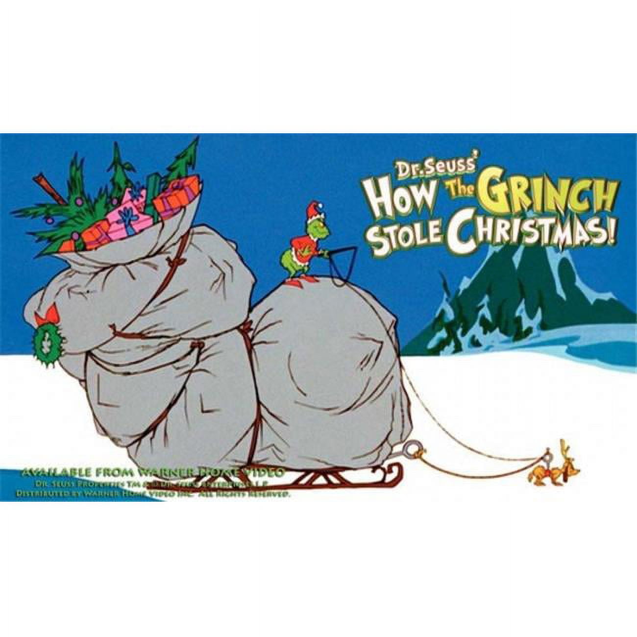 How the Grinch Stole Christmas Movie Poster, 11 x 17