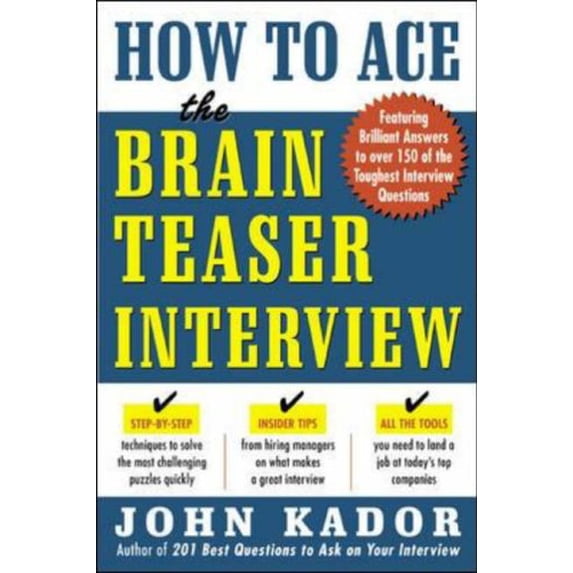 Pre-Owned How to Ace the Brainteaser Interview (Paperback) 0071440011 9780071440011