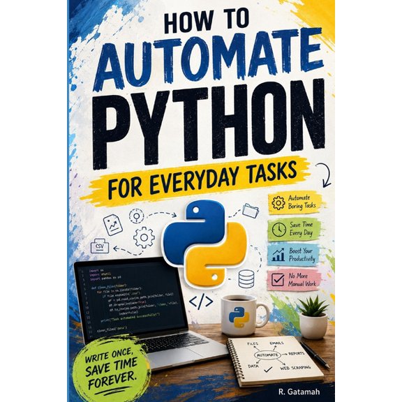 How to Automate Python for Everyday Tasks: Stop wasting time on repetitive work. Let Python do it for you, (Paperback)