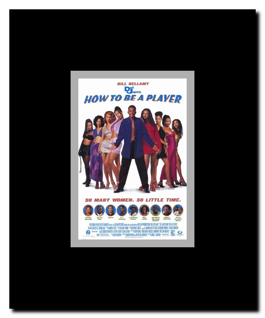 How to Be a Player Framed Movie Poster