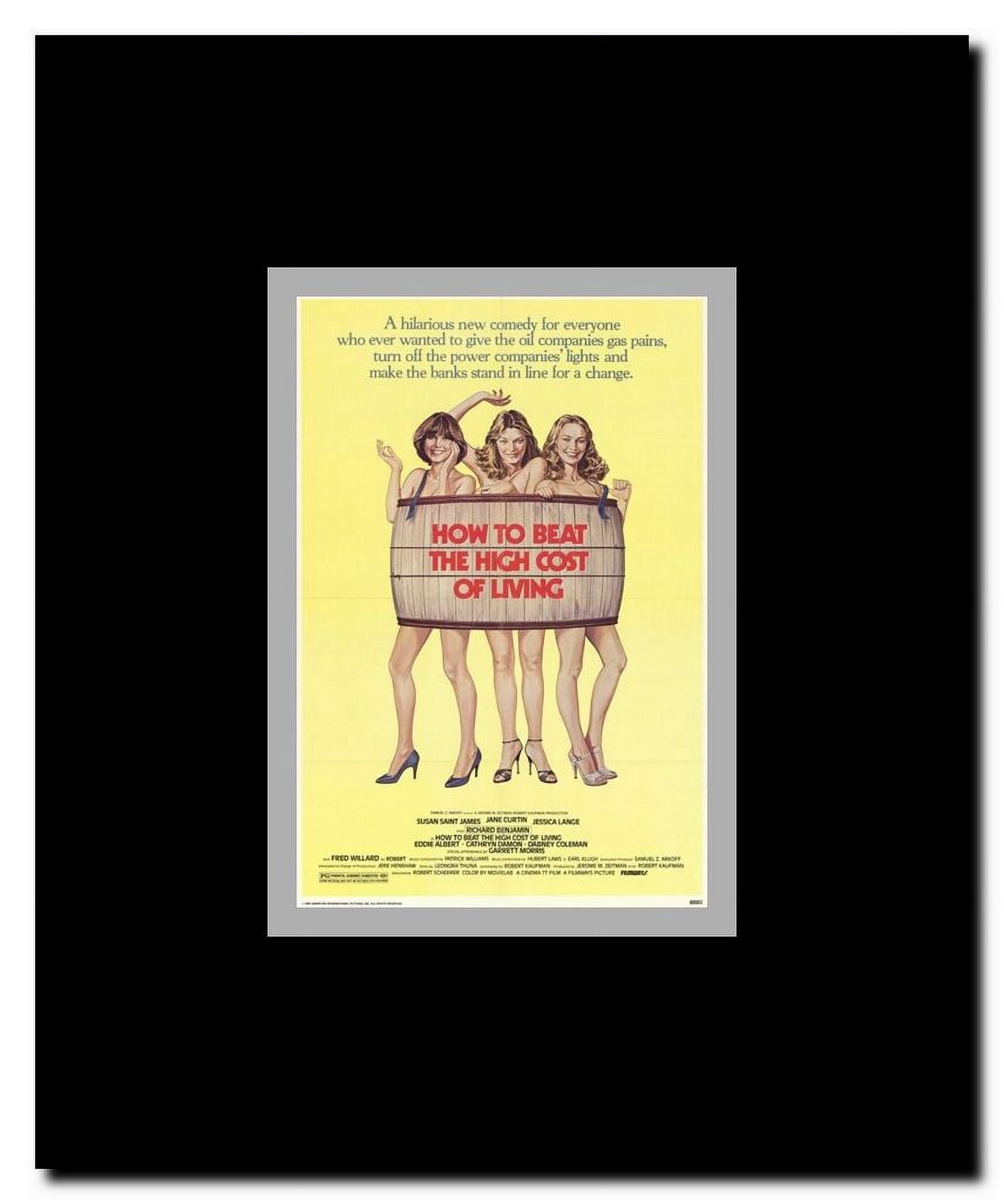How to Beat the High Cost of Living Framed Movie Poster