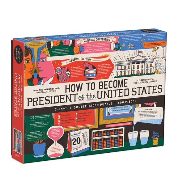 How to Become President of the United States 500 Piece Double-Sided Puzzle (Other)