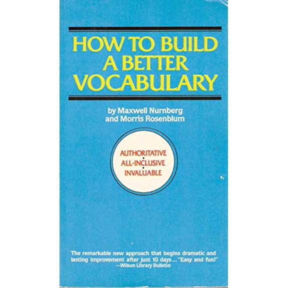 Pre-Owned How to Build Better Vocabulary (Mass Market Paperback) 0446314447 9780446314442