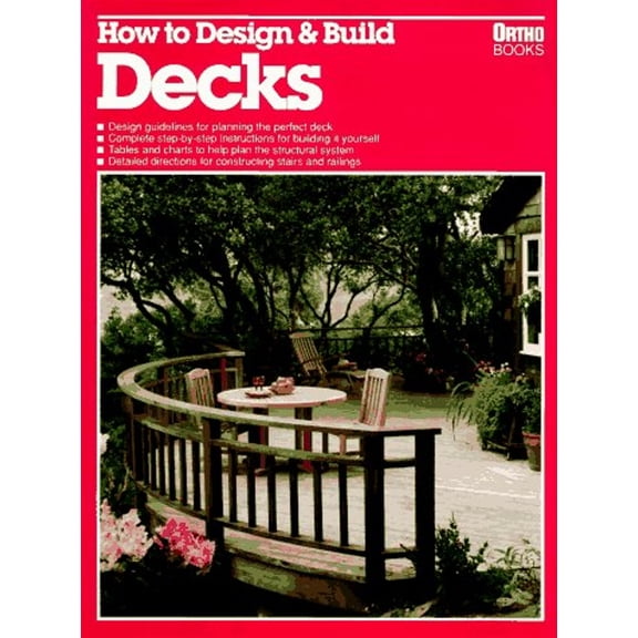 Pre-Owned How to Design & Build Decks (Paperback) 0897212614 9780897212618