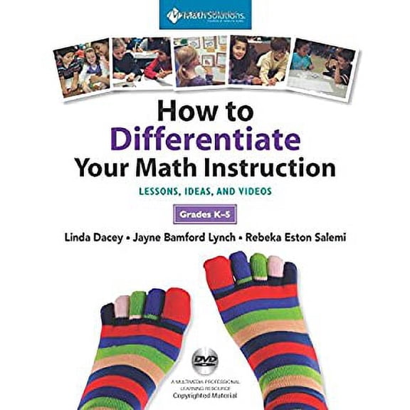 Pre-Owned How to Differentiate Your Math Instruction, Grades K-5 Multimedia Resource: Lessons, Ideas, and Videos, Grades K-5 [With DVD] (Paperback) 193509940X 9781935099406