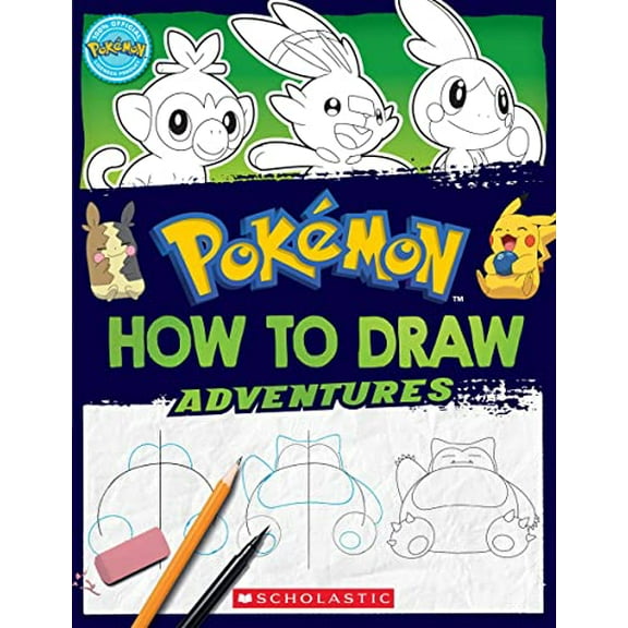 Pre-Owned How to Draw Adventures (Pokémon) (Paperback) 1338846043 9781338846041