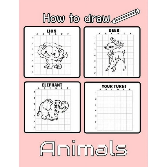 How to Draw Animal: Easy Step to draw variety Animals Cats Dogs Fish Birds and Many more, (Paperback)