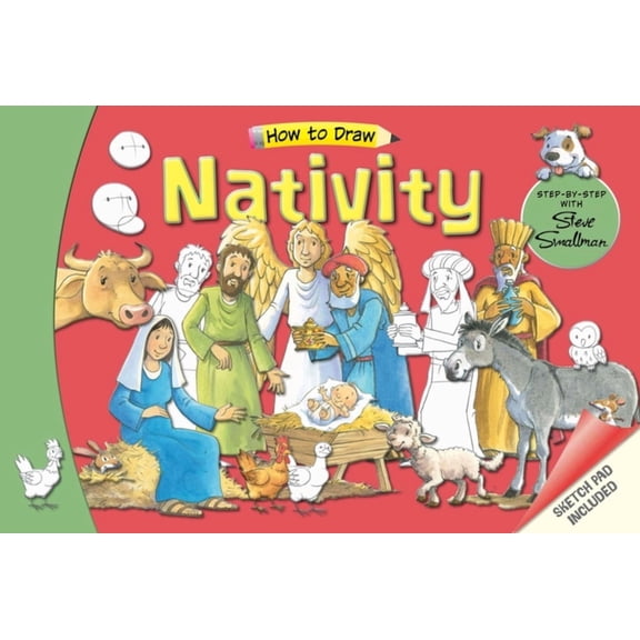 How to Draw Bible Stories. How to Draw Nativity: Step-By-Step with Steve Smallman, (Spiral-Bound)