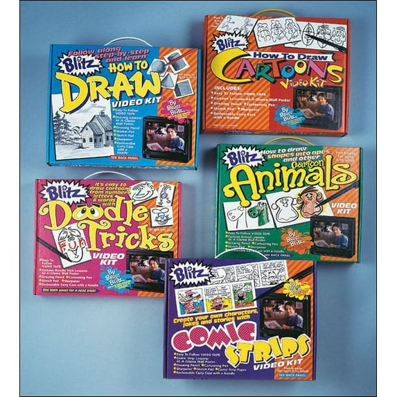 How to Draw Cartoons" Video Kit