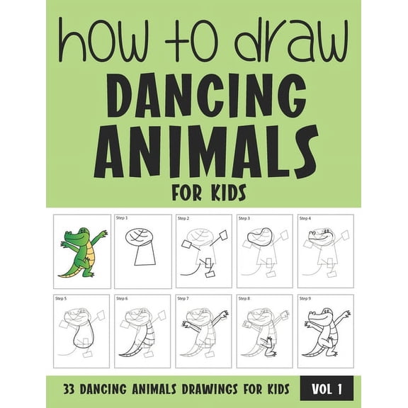 How to Draw Dancing Animals for Kids, (Paperback)