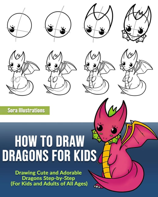 An Adorable Baby Dragon Coloring Page A Cute Little Dragon Coloring Page Outline  Sketch Drawing Vector, Simple Dragon Drawing, Simple Dragon Outline, Simple Dragon  Sketch PNG and Vector with Transparent Background for