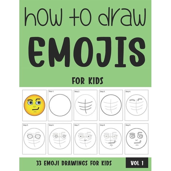 How to Draw Emojis for Kids, (Paperback)