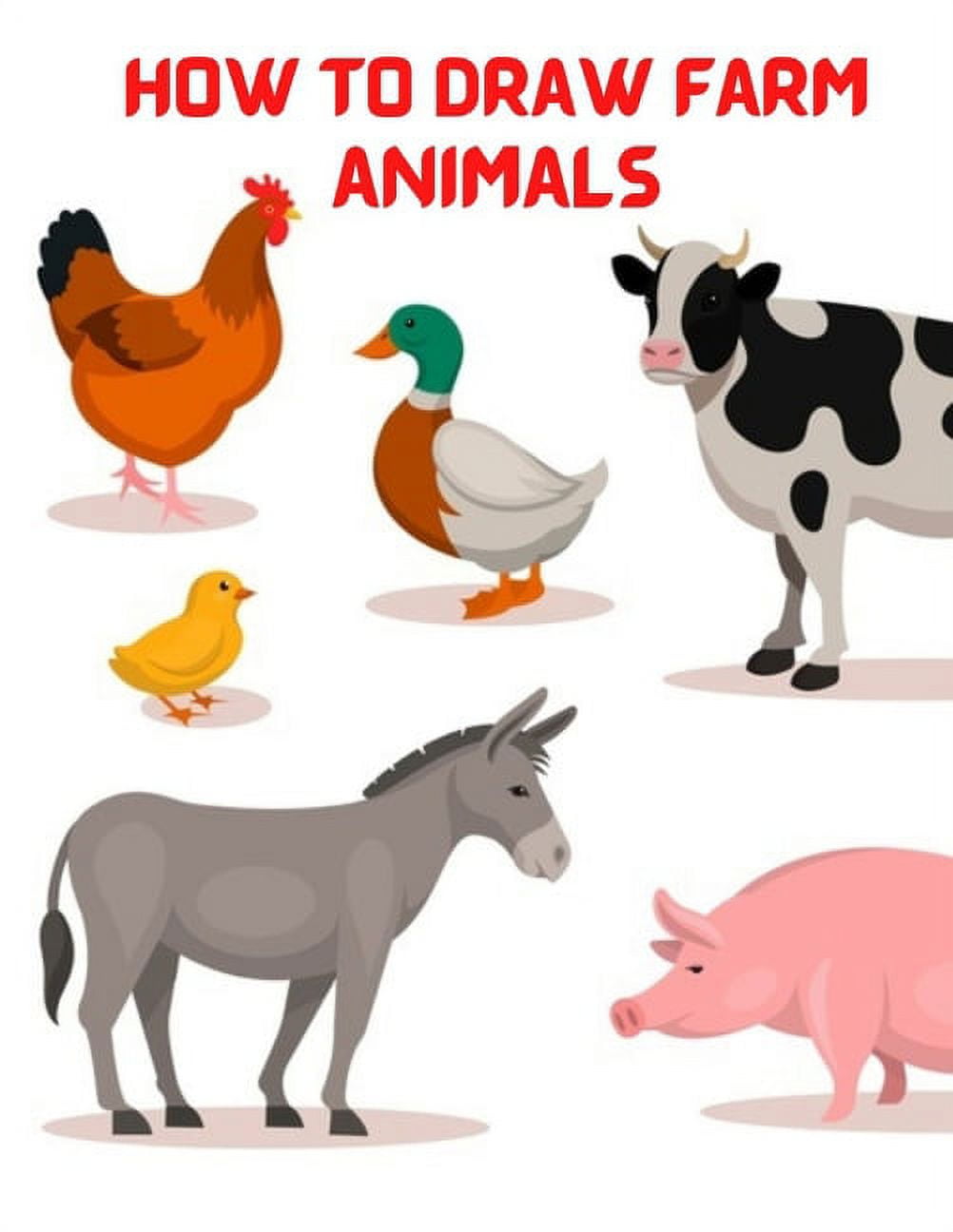 How to Draw 101 Animals for Kids 6-8: A Fun and Easy Step-by-Step Drawing  Book for Kids Learn to Draw Cute Wild, Farm, Sea, and Bird Animals (How to