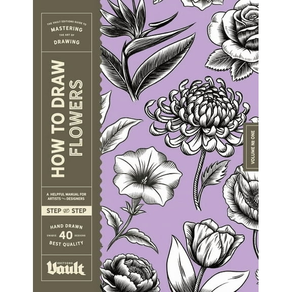 How to Draw Flowers, (Paperback)