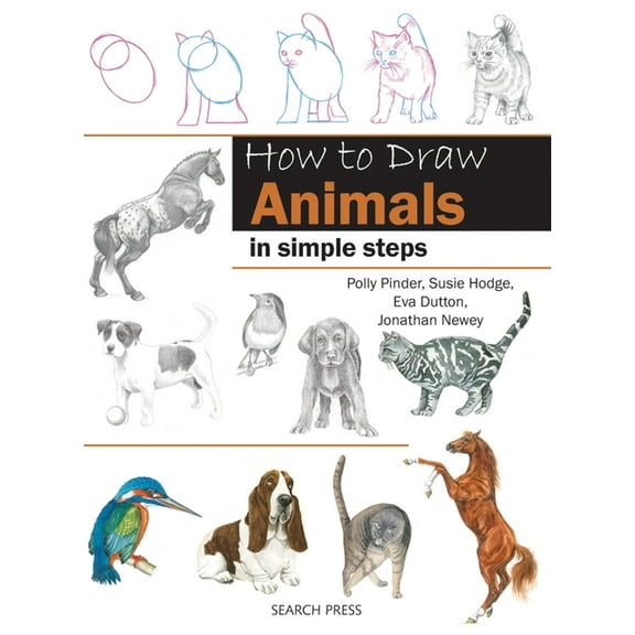 How to Draw How to Draw Animals in Simple Steps, (Paperback)