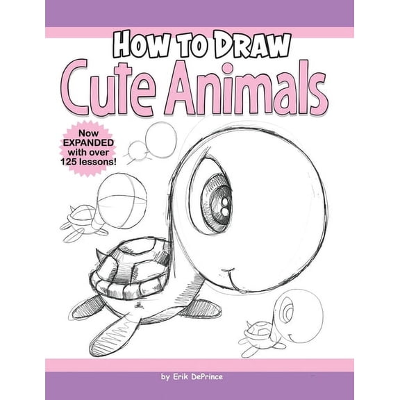Pre-Owned How to Draw How to Draw Cute Animals, Book 1, (Paperback)