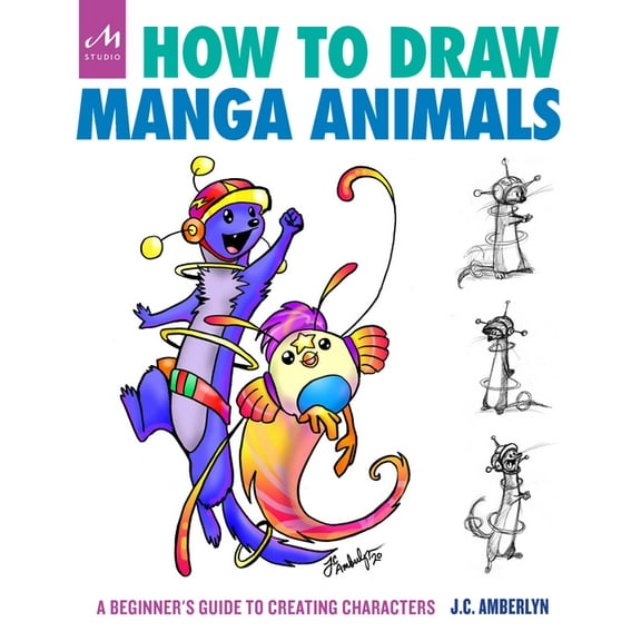 How to Draw Manga Animals: A Beginner's Guide to Creating Characters, (Paperback)