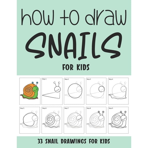 How to Draw Snails for Kids, (Paperback)