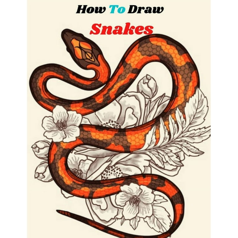How To Draw A Snake  Reptile Sketch Tutorial 