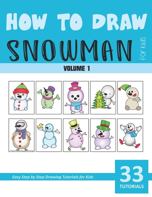 HOW TO DRAW A SNOWMAN EASY | CHRISTMAS DRAWING - YouTube