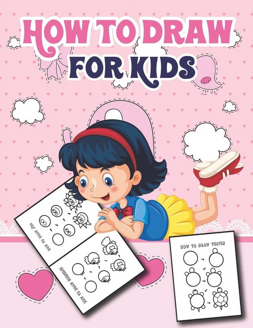 Mua Sách A Fun & Simple Step-by-Step Drawing Book for girls and boys ages  4-6, 6-8, 8-12 (How to draw books for kids) Giá Rẻ